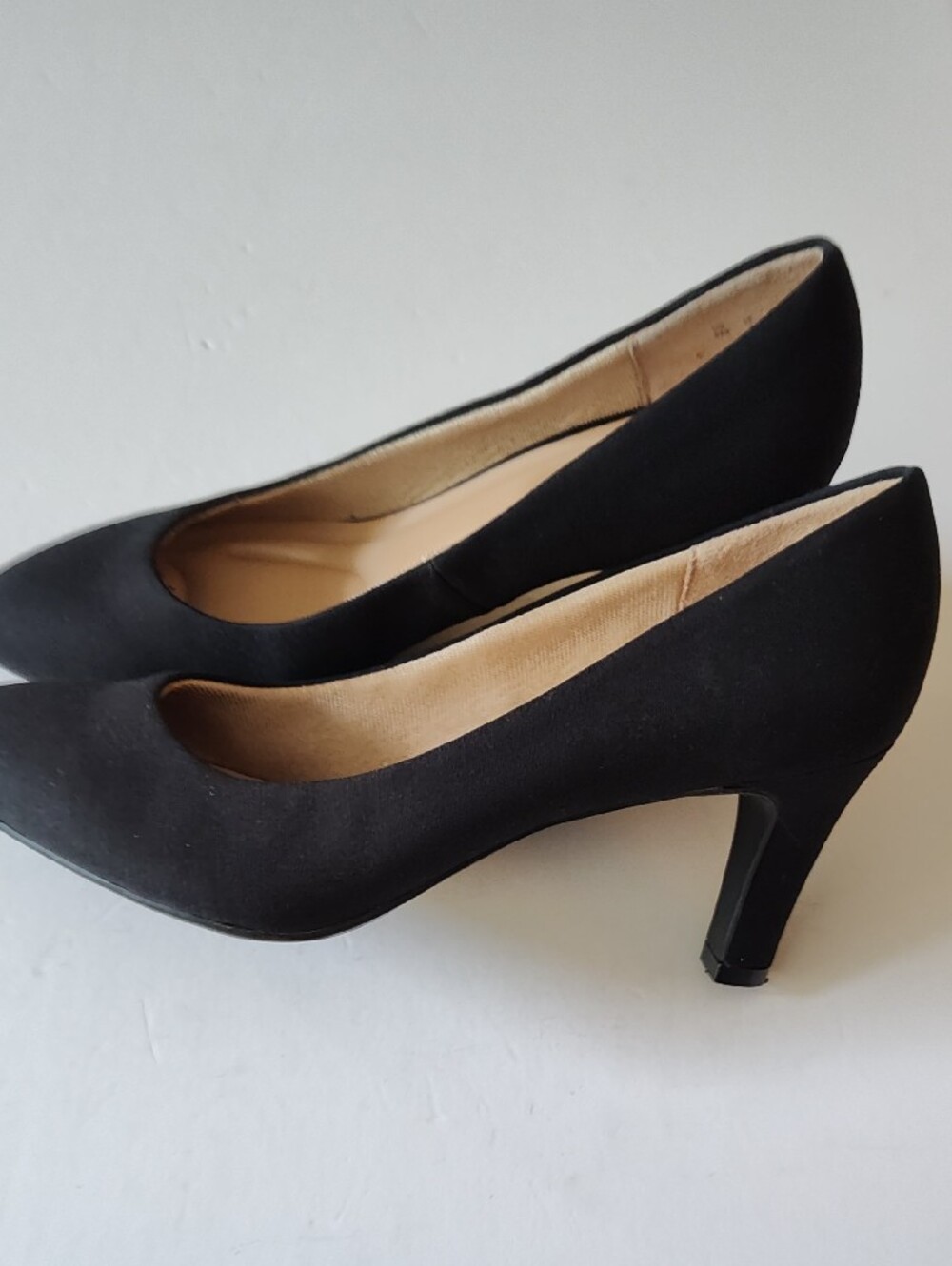ABELLA "Galaxy"Black Pointed-Toe Classic Comfort Pumps Size 8 M - Picture 4 of 11